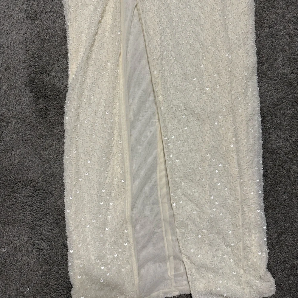Oh Polly Cream Maxi Dress - Picture 5 of 7